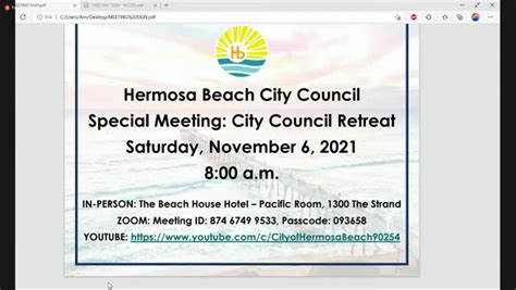 hermosa beach city council|hermosa beach city council meeting.